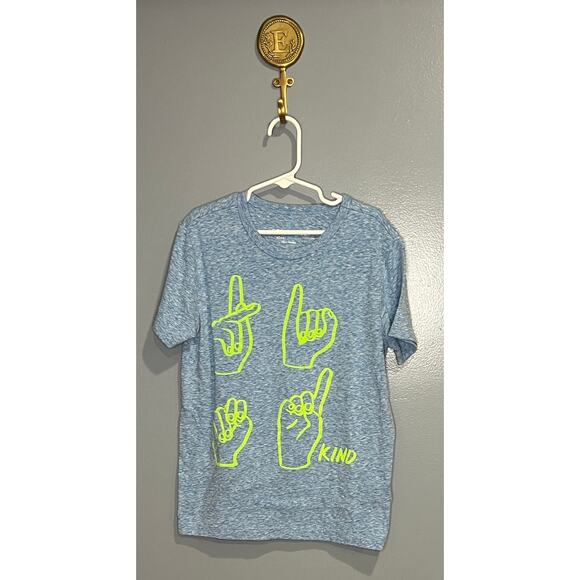 Crewcuts Other - Crewcuts "Kind" Sign Language Shirt - Boy's Size Medium